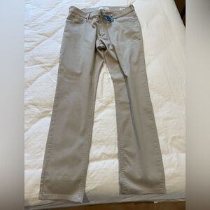 Men's Straight-Leg Jeans in Light Khaki - Classic Casual